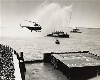 (NYC HARBOR AND THE EAST RIVER) A selection of approximately 46 ship and boat press photographs from New York City.